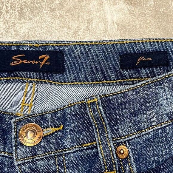 Seven7 Flare Jeans Size 10 - Picture 11 of 15